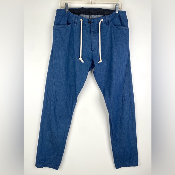 Matias Thorley Lightweight Indigo Denim Pants Sz Small